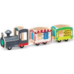 "Bamse Trätågsset Toys Toy Cars & Vehicles Toy Vehicles Trains Multi/patterned Bamse"