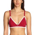 Banana Moon Women's PIM A TIMELESS Plain or unicolor Underwired Bra - Red - Violet (Bordeaux Timeless) - 30BB (Brand size: 80B)