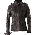Bangla Ladies Soft Leather Jacket with mandarin collar 11450 black 38