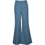 Naisten Siniset Leveälahkeiset housut kevätkaudelle alennuksella 
