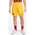 F.C. Barcelona 2023/24 Stadium Fourth Men's Nike Dri-FIT Football Shorts - Yellow - 50% Recycled Polyester