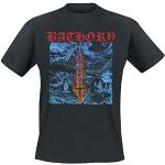 Bathory Blood On Ice Männer T-Shirt schwarz L 100% Baumwolle Band-Merch, Bands