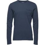 "Bhnicolai Tee L.s. Tops T-shirts Long-sleeved Blue Blend"