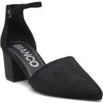 Naisten Mustat Koon 41 Bianco Footwear Glitter Korkeakorkoiset sandaalit 