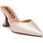 Naisten Valkoiset Juhlavat Koon 39 Slip on -malliset Bianco Footwear Korkeakorkoiset sandaalit 