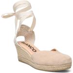 Naisten Kermanvalkoiset Koon 41 Bianco Footwear Kiilakorko Korkeakorkoiset sandaalit kesäkaudelle 