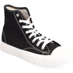 Miesten Mustat Canvas - Koon 32,5 Bianco Footwear Korkeavartiset tennarit alennuksella 