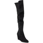 Naisten Mustat Slip on -malliset Bianco Footwear Kiilakorko Ylipolvensaappaat alennuksella 