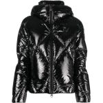 Blauer diamond-quilted hooded puffer jacket - Black