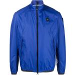 Blauer logo-patch zip-fastening jacket - Blue