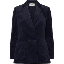 Corduroy Blazer, 100% Cotton Blazers Double Breasted Blazers Tummansiniset Esprit Casual
