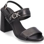 Naisten Mustat Calvin Klein Korkeakorkoiset sandaalit alennuksella 