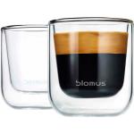 Blomus - Espresso-lasit Nero 80 ml, 2/pakk. - Läpinäkyvä