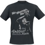 Naisten Mustat Puuvillaiset Koon L Lyhythihaiset Bob Marley O -kaula-aukkoiset Lyhythihaiset t-paidat 