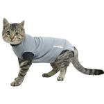 Body Suit Kissa XXS 33 cm harmaa/musta - Kissat - Kissan hoito ja ravintolisät - Suojakaulukset ja kissan kaulus - Buster