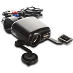 Booster Motorcycle Products Lisävirtaliitin USB/DC12 24V