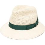 Borsalino ribbon-detail sun hat - Neutrals