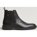 BOSS BLACK Calev Grained Leather Chelsea Boot Black
