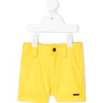 BOSS Kidswear all-over logo print shorts - Yellow