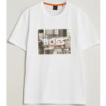 Miesten Valkoiset Koon XL Lyhythihaiset HUGO BOSS Boss Orange O -kaula-aukkoiset Logo-t-paidat 