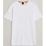 Miesten Valkoiset Koon L Lyhythihaiset HUGO BOSS Boss Orange O -kaula-aukkoiset Logo-t-paidat 
