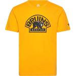 Boston Bruins Primary Logo Graphic T-Shirt Sport T-shirts Short-sleeved Yellow Fanatics