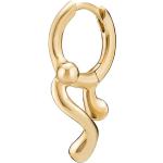 Brain Jelly Huggie Accessories Jewellery Earrings Single Earring Gold Maria Black
