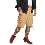 Brandit Savage Shorts with Belt, Cargo Vintage Shorts, Army Bermuda Shorts, beige
