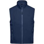Breathable Softshell Vest for Men - Blue - 52