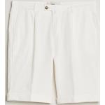 Briglia 1949 Pleated Cotton Shorts White