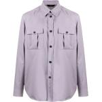 Brioni pointed-collar shirt - Purple
