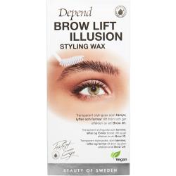 Brow Lift Illusion Styling Wax Se/No/Dk Kulmageeli Meikki Nude Depend Cosmetic