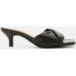 Naisten Mustat Koon 36 Neliökärkiset Bubbleroom Korkeakorkoiset sandaalit 5-7cm koroilla 