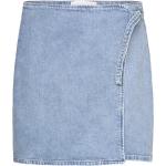 Naisten Siniset Farkkukankaiset Calvin Klein Jeans A-linjaiset hameet 