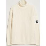C.P. Company Heavy Knitted Lambswool Rollneck White