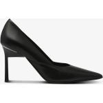 Naisten Mustat Koon 39 Teräväkärkiset Calvin Klein Stiletto Nahkapiikkikorkokengät yli 9cm koroilla 