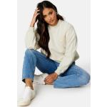 Naisten Luonnonvalkoiset Chenille-kankaiset Koon XS Calvin Klein Jeans O -kaula-aukkoiset Kestävän muodin Collegepaidat 