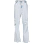 Calvin Klein Jeans ripped wide-legged jeans - Blue