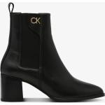 Naisten Mustat Koon 41 Teräväkärkiset Calvin Klein Tolppakorko Chelsea-bootsit 5-7cm koroilla 