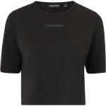 Naisten Mustat Polyesteriset Koon M Hengittävät Calvin Klein PERFORMANCE Logo-t-paidat alennuksella 