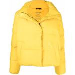 Calvin Klein quilted-finish puffer jacket - Yellow