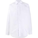 Canali button-up cotton shirt - White