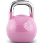 CAPITAL SPORTS Compket Competition Kettlebell with Smoothed Dumbbell Handle, Steel Kettlebells with Flattened Base, Swing Dumbbell, Studio Quality, Competition Standard, 8 kg, Pink