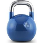 CAPITAL SPORTS Compket Competition Kettlebell with Smoothed Dumbbell Handle, Steel Kettlebells with Flattened Base, Swing Dumbbell, Studio Quality, Competition Standard, 12 kg, Blue