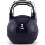 CAPITAL SPORTS Compket Competition Kettlebell with Smoothed Dumbbell Handle, Steel Kettlebells with Flattened Base, Swing Dumbbell, Studio Quality, Competition Standard, 20 kg, Black