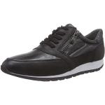 Caprice 23651, Women's Low-Top Sneakers, Black (blk Nub/silver 096), 3.5 UK