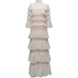 Carmine Long Sleeve Maxi Lace Dress Designers Maxi Dress Cream By Malina