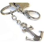Casablanca Key Ring Anchor Silver Length 10 cm