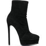 Casadei platform ankle boots - Black