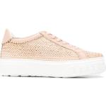Casadei woven low-top sneakers - Pink